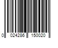 Barcode Image for UPC code 0024286150020