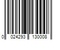 Barcode Image for UPC code 00242931300013