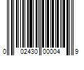 Barcode Image for UPC code 002430000049