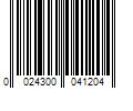 Barcode Image for UPC code 0024300041204