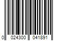 Barcode Image for UPC code 0024300041891