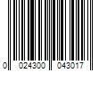 Barcode Image for UPC code 0024300043017