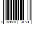 Barcode Image for UPC code 0024300044724