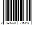 Barcode Image for UPC code 0024300045349