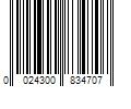 Barcode Image for UPC code 0024300834707