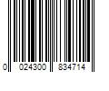 Barcode Image for UPC code 0024300834714