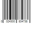 Barcode Image for UPC code 0024300834738