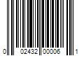 Barcode Image for UPC code 002432000061