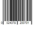 Barcode Image for UPC code 0024378200701