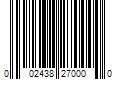 Barcode Image for UPC code 002438270000