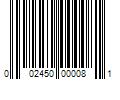 Barcode Image for UPC code 002450000081