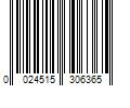 Barcode Image for UPC code 0024515306365