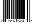 Barcode Image for UPC code 002452000089