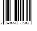 Barcode Image for UPC code 0024543014362