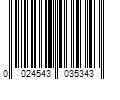 Barcode Image for UPC code 0024543035343