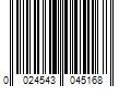 Barcode Image for UPC code 0024543045168