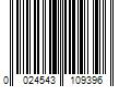 Barcode Image for UPC code 0024543109396