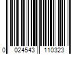 Barcode Image for UPC code 0024543110323