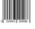 Barcode Image for UPC code 0024543294986