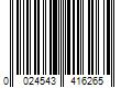 Barcode Image for UPC code 0024543416265