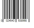 Barcode Image for UPC code 0024543538998