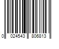 Barcode Image for UPC code 0024543806813