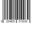 Barcode Image for UPC code 0024600010030