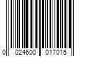 Barcode Image for UPC code 0024600017015