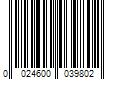 Barcode Image for UPC code 0024600039802