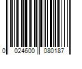 Barcode Image for UPC code 0024600080187