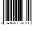 Barcode Image for UPC code 0024606987114