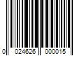 Barcode Image for UPC code 0024626000015