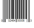 Barcode Image for UPC code 002464000053