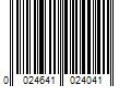 Barcode Image for UPC code 0024641024041