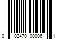 Barcode Image for UPC code 002470000061