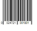 Barcode Image for UPC code 0024721001801