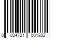 Barcode Image for UPC code 0024721001832