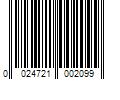 Barcode Image for UPC code 0024721002099