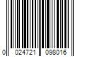 Barcode Image for UPC code 0024721098016