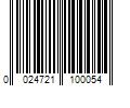 Barcode Image for UPC code 0024721100054. Product Name: BLACK & DECKER US INC Irwin 1/4 in. Dia. x 7.5 in. L Auger Bit Carbon Steel 7/32 in. Hex Shank 1 pc.