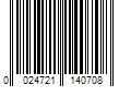 Barcode Image for UPC code 0024721140708. Product Name: BLACK & DECKER US INC Irwin Marathon 10 in. Dia. x 5/8 in. Carbide Miter and Table Saw Blade 40 teeth 1 pc.