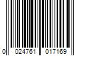 Barcode Image for UPC code 0024761017169