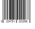 Barcode Image for UPC code 0024761020268