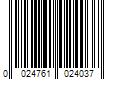 Barcode Image for UPC code 0024761024037