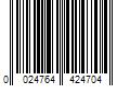 Barcode Image for UPC code 0024764424704