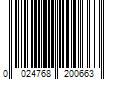 Barcode Image for UPC code 0024768200663