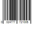 Barcode Image for UPC code 0024777721005