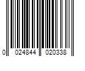 Barcode Image for UPC code 0024844020338