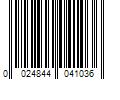 Barcode Image for UPC code 0024844041036