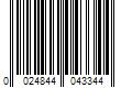 Barcode Image for UPC code 0024844043344